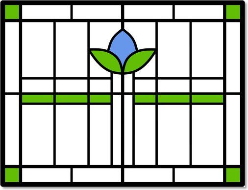 Stained glass designs (17) from Somerset Stained Glass