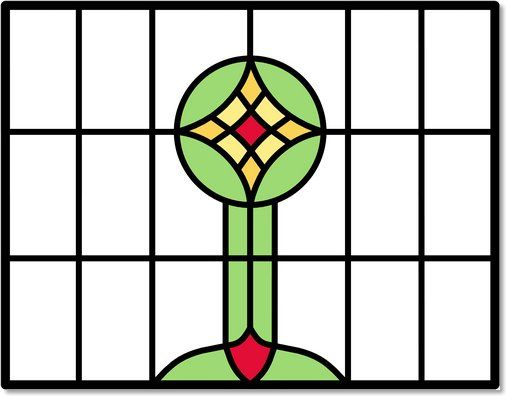 Stained glass designs (26) from Somerset Stained Glass