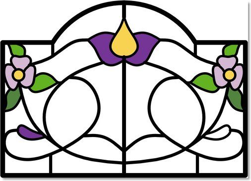 Stained glass designs (40) from Somerset Stained Glass